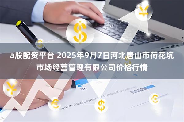 a股配资平台 2025年9月7日河北唐山市荷花坑市场经营管理有限公司价格行情