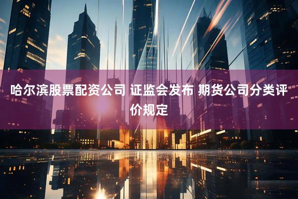 哈尔滨股票配资公司 证监会发布 期货公司分类评价规定